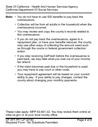 Form CF377.7F1 LP CalFresh Repayment Final Notice - California, Page 4