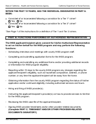 Form SOC839 In-home Supportive Services (Ihss) Designation of Authorized Representative - California, Page 4