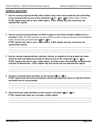 Form SOC2306 Exemption From Workweek Limits for Extraordinary Circumstances Referral Justification - in-Home Supportive Services (Ihss) Program - California, Page 2
