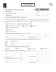 Form DR-156T Florida Temporary Fuel Tax Application - Florida, Page 3