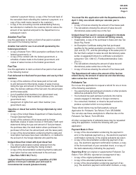 Instructions for Form DR-26N, DR-26 Application for Refund for All Taxes (Except Sales and Use Tax) - Florida, Page 3