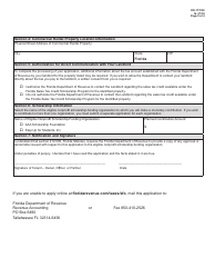 Form DR-117000 Application for a Credit Allocation - Florida Sales Tax Credit Scholarship Program - Florida, Page 2