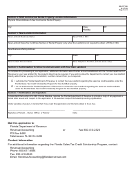 Form DR-117100 Application to Change a Credit Allocation - Florida Sales Tax Credit Scholarship Program - Florida, Page 2