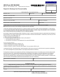 Document preview: Form 150-104-005 (OR-706-DISC) Request for Discharge From Personal Liability - Oregon