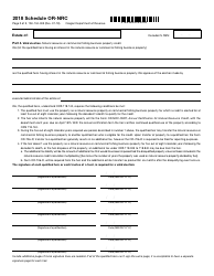 Form 150-104-003 Schedule OR-NRC Oregon Natural Resource Credit - Oregon, Page 2