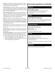 Form OR-706 (150-104-001) Oregon Estate Transfer Tax Return - Oregon, Page 13