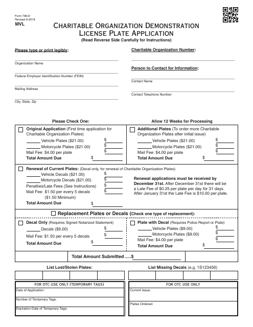 OTC Form 796-d  Printable Pdf