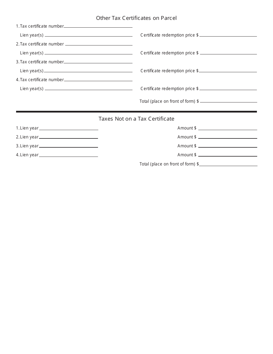Form DTE122A Request for Foreclosure - Ohio, Page 2