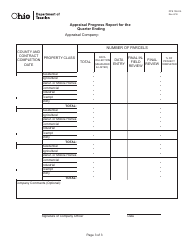 Form DTE108-CA Appraisal Progress Report for the Quarter - Ohio, Page 3