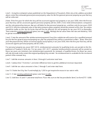 Form DTE140M-W3 Worksheet to Calculate Tax Rate for Form Dte 140m When a Taxing Authority Certifies an Amount of Revenue and Requests a Rate for Renewal With an Increase Levies - Ohio, Page 2