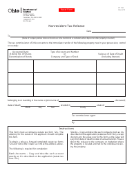 Form ET12a &quot;Application for Consent to Transfer Property or Other Interest of a Nonresident Decedent&quot; - Ohio, Page 3