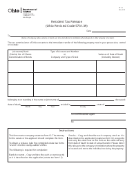 Form ET12 Application for Consent to Transfer Property or Other Interest of a Resident Decedent - for Dates of Death July 1, 1983 - Dec. 31, 2012 - Ohio, Page 4