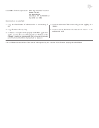 Form ET21 Application for Certificate of Release of Ohio Estate Tax Lien - Ohio, Page 2