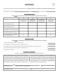Form FIT CS Financial Institutions Tax (Fit) Credit Schedule - Ohio, Page 2