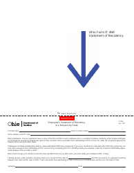 Document preview: Form IT4NR Employee's Statement of Residency in a Reciprocity State - Ohio