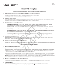 Form IT RE Reason and Explanation of Corrections - Draft - Ohio, Page 2