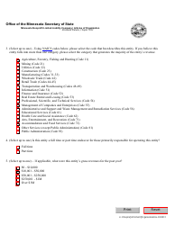 Minnesota Nonprofit Limited Liability Company Articles of Organization - Minnesota, Page 3