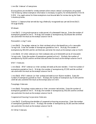 Instructions for Municipal Valuation Return - Maine, Page 11