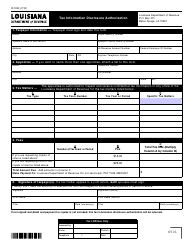 Form R-7004 &quot;Tax Information Disclosure Authorization&quot; - Louisiana