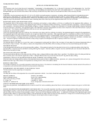 Articles of Incorporation - Non-profit Corporation - Kentucky, Page 2