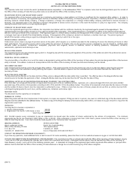 Articles of Incorporation - Professional Service Corporation - Kentucky, Page 2