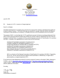 Application for CPA License: International Reciprocity - Idaho