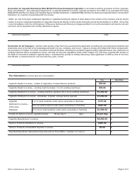 Form REG-1 Addendum A Cigarette and Tobacco Products Taxes - Connecticut, Page 3