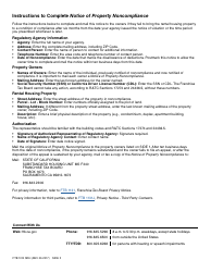 Form FTB1010 SRH Notice of Property Noncompliance Substandard Rental Housing - California, Page 2