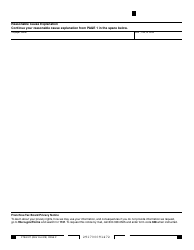 Form FTB2917 Reasonable Cause - Individual and Fiduciary Claim for Refund - California, Page 2
