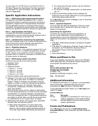 Form FTB4827 Withholding Voluntary Compliance Program Application - California, Page 4