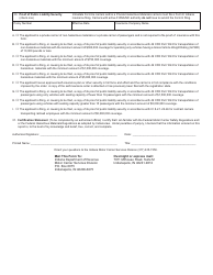 State Form 46918 (BAS-1) Indiana Business Authorization and Safety Application for Intrastate Carriers - Indiana, Page 3