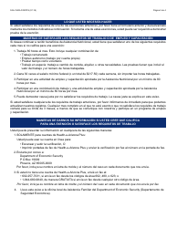 Formulario FAA-1530A FORFFS Aviso De Recomendacion Y Participacion De Abawd - Arizona (Spanish), Page 2