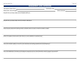 Form DDD-1402C FORFF Quality Assurance Review - Group Supported Employment - Arizona, Page 2