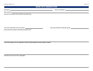 Form DDD-1402C FORFF Quality Assurance Review - Group Supported Employment - Arizona, Page 7