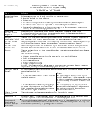 Form FAA-1360A FORNA Appendix 6 Arizona Disaster Nutrition Assistance Program (Dnap) Forms and Desk Aids - Arizona, Page 18