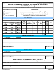 NRC Form 590 Application/Permit for Use of the Two White Flint North (Twfn) Auditorium, Page 2