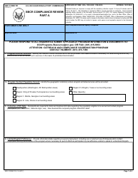 NRC Form 781 Sbcr Compliance Review - Part a