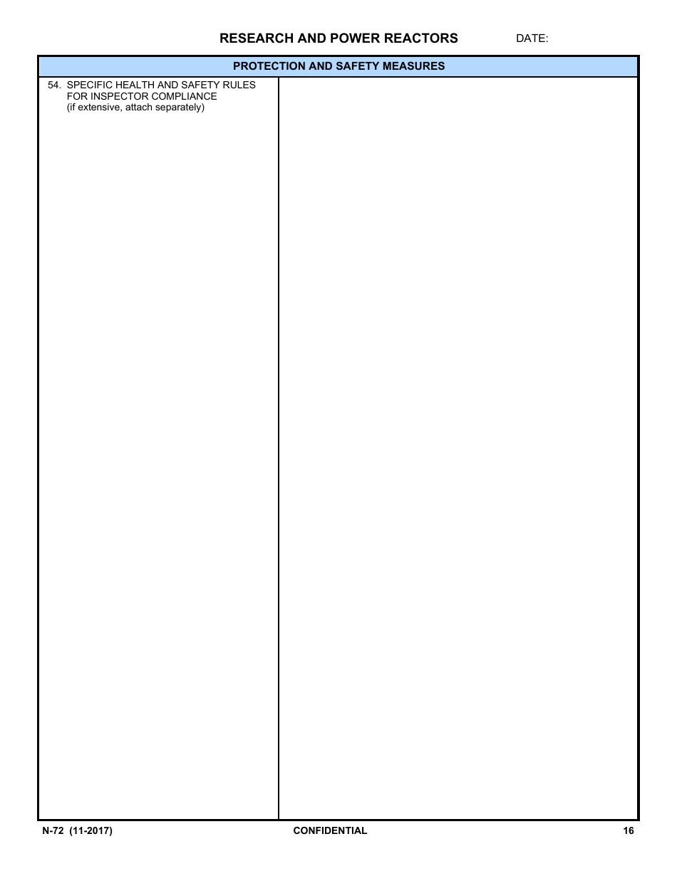 IAEA Form N-72 Design Information Questionnaire, Page 14