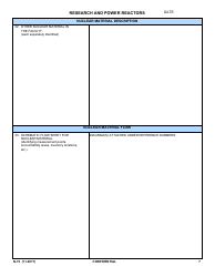 IAEA Form N-72 Design Information Questionnaire, Page 5