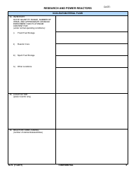 IAEA Form N-72 Design Information Questionnaire, Page 6