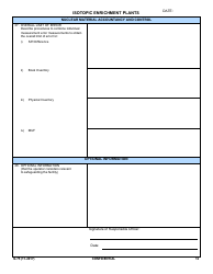 NRC Form N-75 Iaea Design Information Questionnaire - Isotopic Enrichment Plants, Page 10