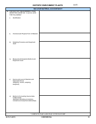 NRC Form N-75 Iaea Design Information Questionnaire - Isotopic Enrichment Plants, Page 8