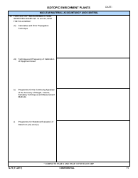 NRC Form N-75 Iaea Design Information Questionnaire - Isotopic Enrichment Plants, Page 9