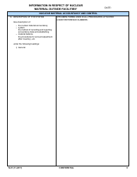 NRC Form N-91 Iaea Design Information Questionnaire - Information in Respect of Nuclear Material Outside Facilities, Page 6