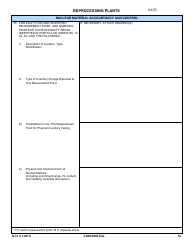 NRC Form N-74 Iaea Design Information Questionnaire - Reprocessing Plants, Page 17