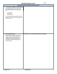 NRC Form N-74 Iaea Design Information Questionnaire - Reprocessing Plants, Page 7