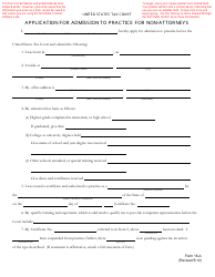 T.C. Form 18-A Application for Admission to Practice for Non-attorneys, Page 4