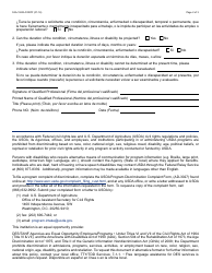 Form FAA-1533A FORFF Verification of Unfitness for Work for Adults - Arizona, Page 2