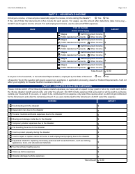 Form FAA-1361A FORNA Application for Disaster Nutrition Assistance - Arizona, Page 3