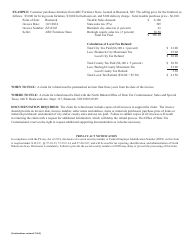 Form 21944 Claim for Refund - Local Sales Tax Paid Beyond Maximum Tax - North Dakota, Page 3